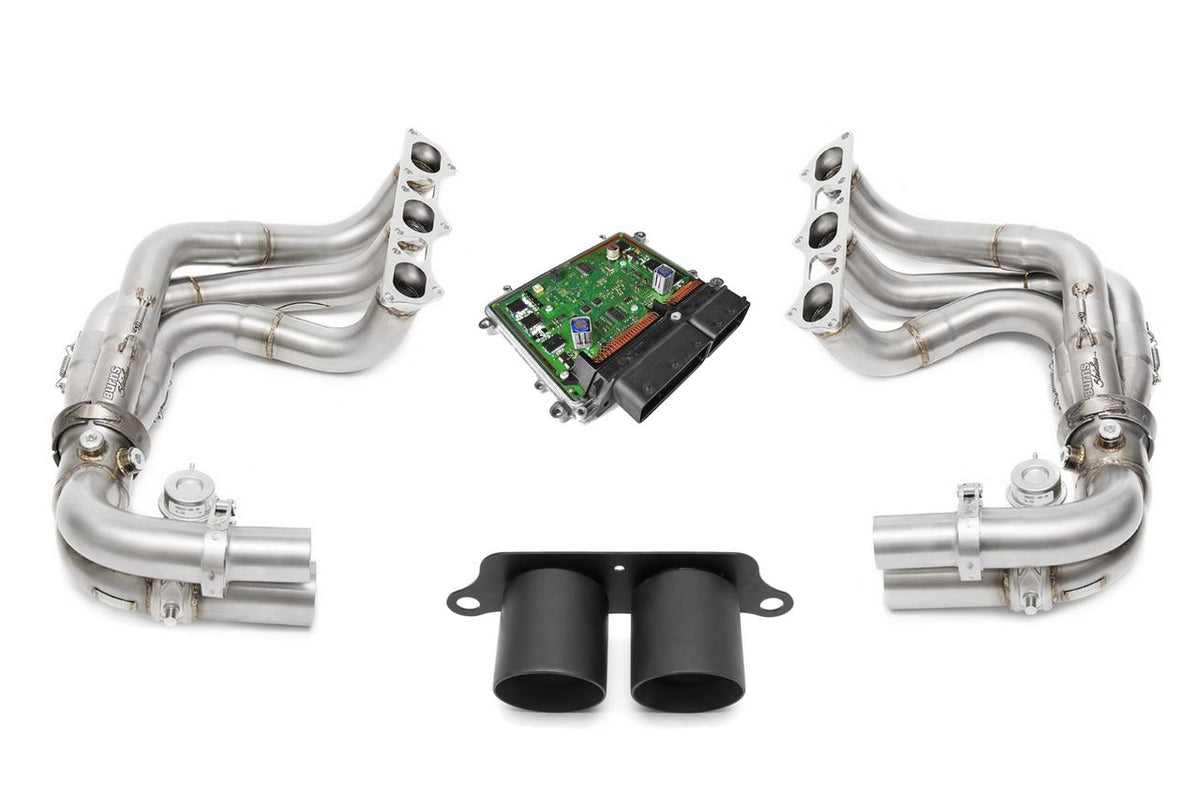 2017-2019 Porsche 991.2 GT3 / GT3 RS Fabspeed Performance Package - RACE - Includes Catbypass / Polished Stainless Steel