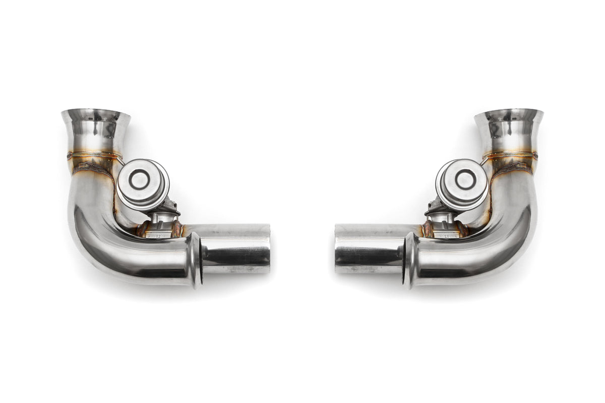 2010-2011 Porsche 997.2 GT3 / GT3 RS Fabspeed Side Muffler Bypass Pipes - Valved