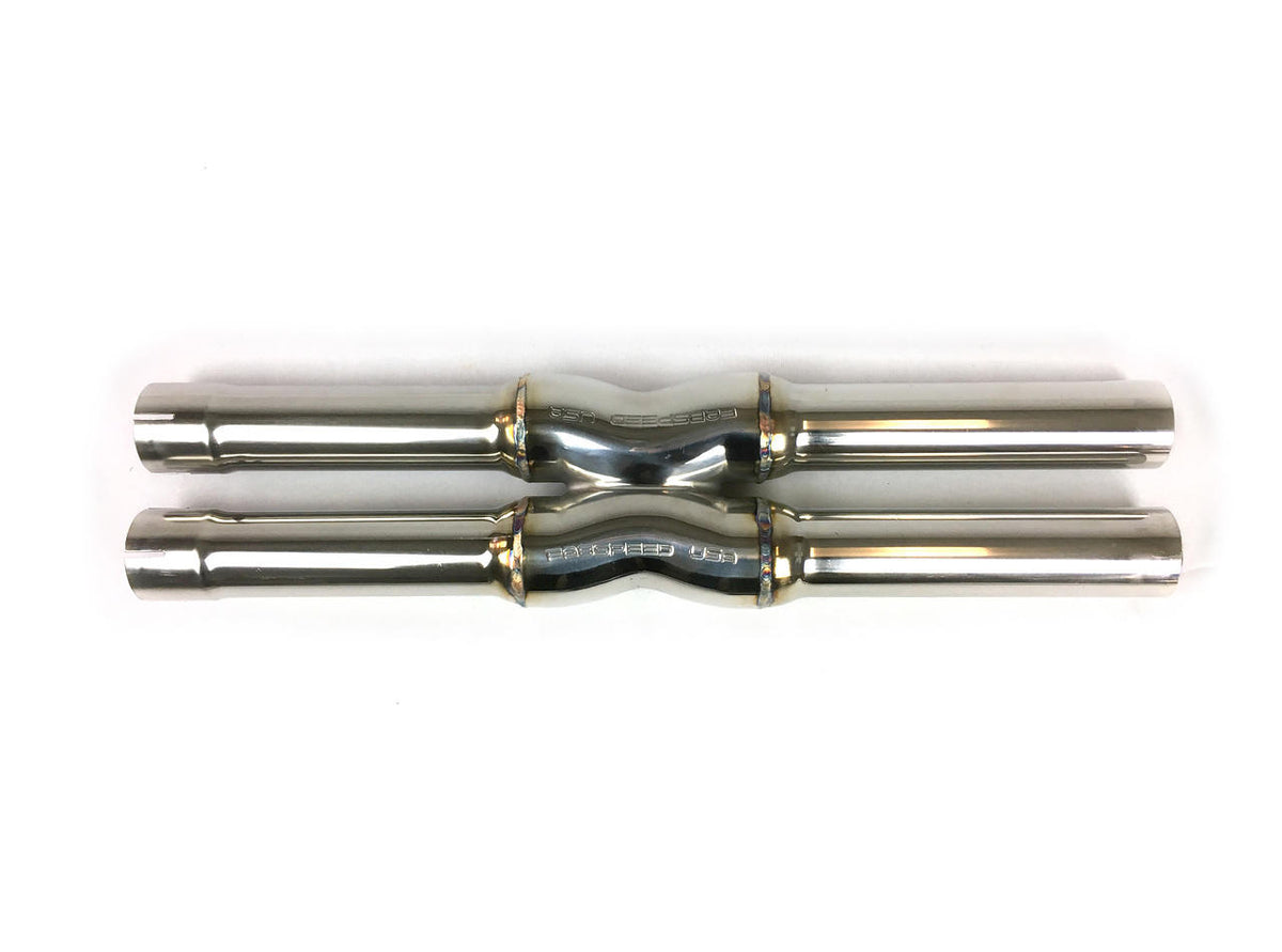 1992-2003 Ferrari 456 Fabspeed Resonator Bypass X-Pipe - 456M (1998-2003) Manual Transmission