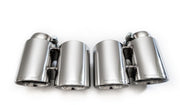 2012-2016 Porsche 991 Carrera Fabspeed Deluxe Quad-Style Tips (PSE / Carrera S) - Polished Stainless Steel