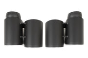 2012-2016 Porsche 991 Carrera Fabspeed Deluxe Quad-Style Tips (PSE / Carrera S) - Satin Black