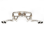 1999-2005 Ferrari 360 Fabspeed Valved Performance Exhaust System - Polished Stainless Steel