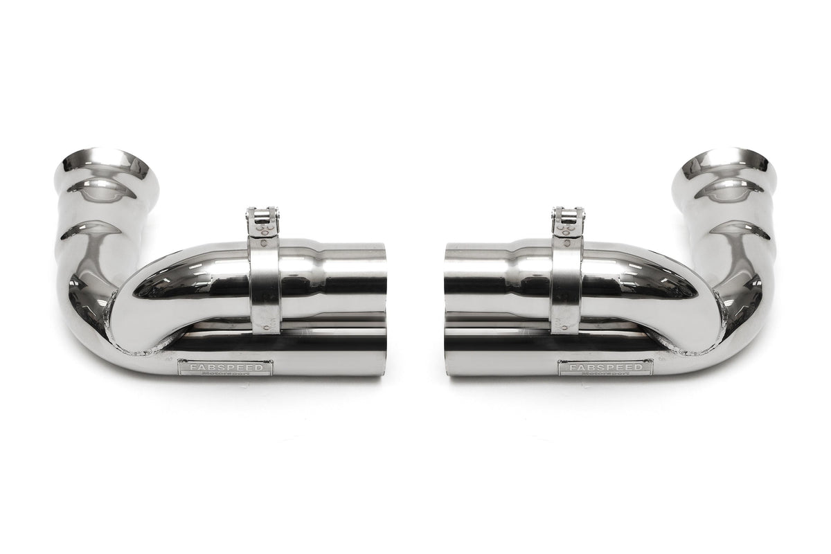 2014-2016 Porsche 991 GT3 / GT3 RS Fabspeed Side Muffler Bypass Pipes - Non-Valved