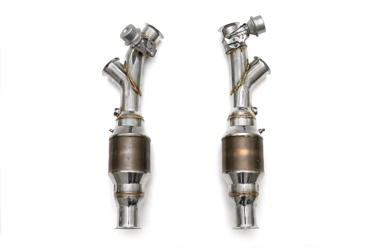 2001-2010 Lamborghini Murcielago Fabspeed Primary Sport Catalytic Converters - (2007-2010)