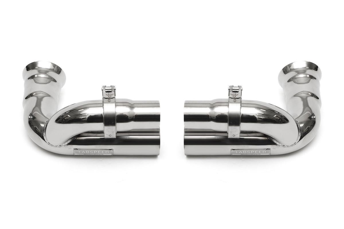 2017-2019 Porsche 991.2 GT3 / GT3 RS Fabspeed Side Muffler Bypass Pipes - Non-Valved