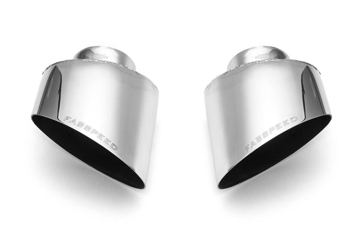 1994-1998 Porsche 993 Carrera Fabspeed Maxflo Performance Exhaust System - Wide Body / Polished Stainless Steel