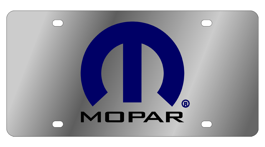 Mopar Stainless Steel License Plate