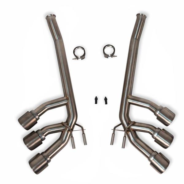 2019-2024 Mercedes-Benz G550 Fabspeed Supersport Exhaust with Triple Tips - Titanium