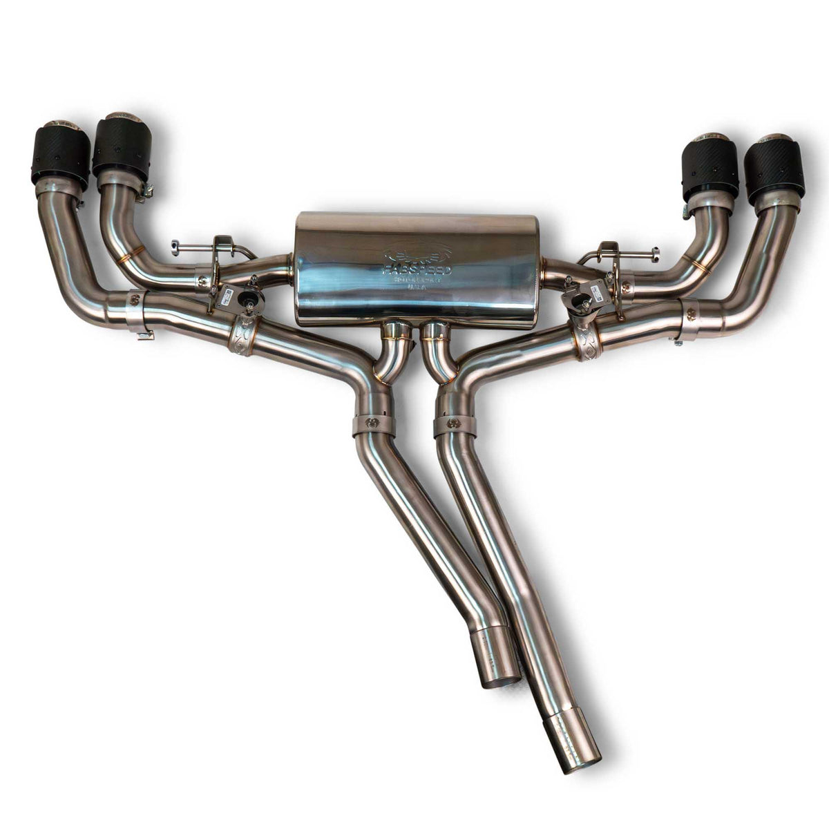2018-2026 Lamborghini Urus Fabspeed Valved Cat-Back Exhaust System - Carbon Fiber