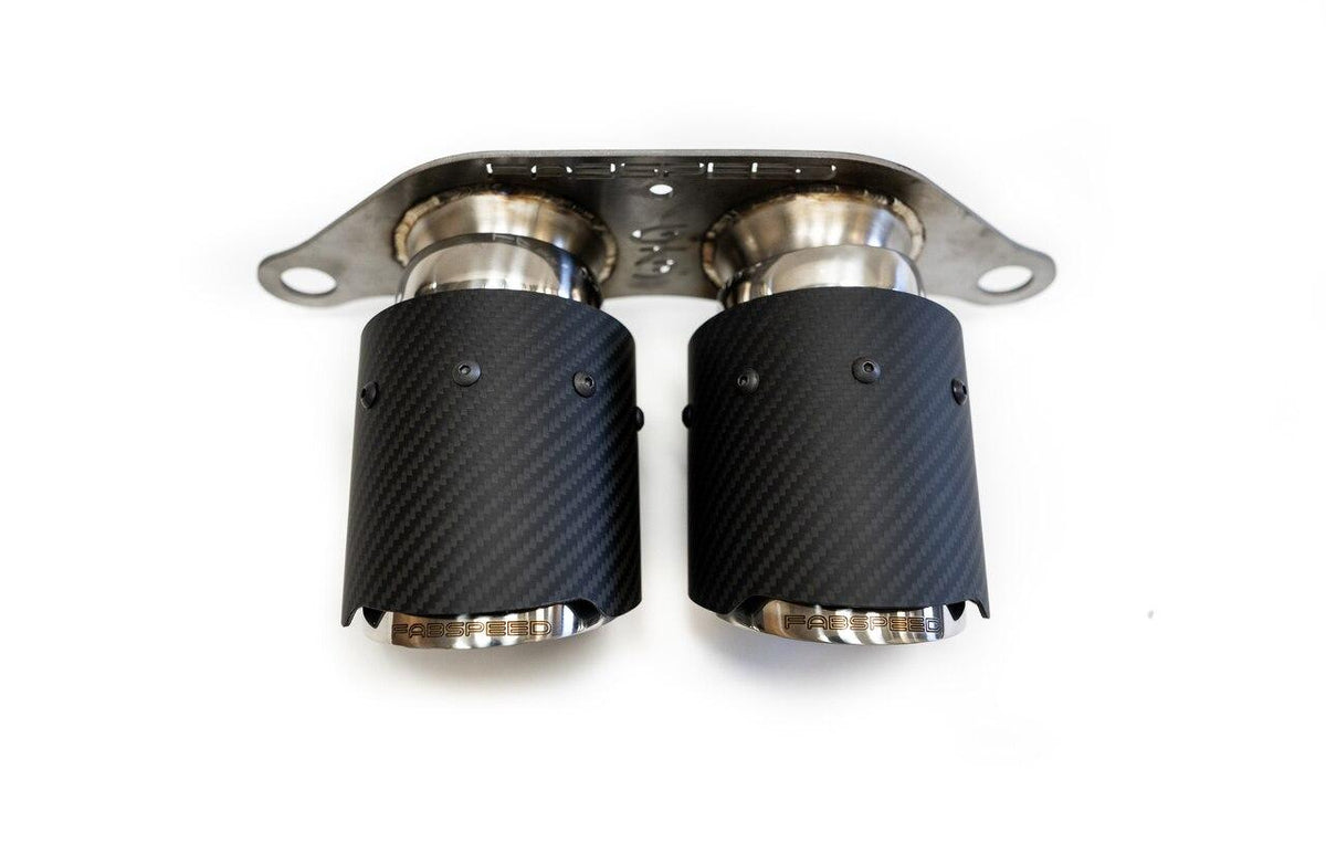 2017-2019 Porsche 991.2 GT3 / GT3 RS Fabspeed Center Muffler Bypass Pipe - Carbon Fiber