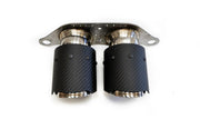 2017-2019 Porsche 991.2 GT3 / GT3 RS Fabspeed Center Mini Maxflo Performance Exhaust System - Carbon Fiber