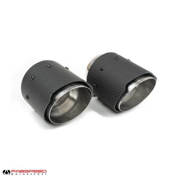 2022-2024 Porsche 992 GT3 / GT3 RS / Speedster Fabspeed Valved Nordschleife Cat-Back Exhaust System - Carbon Fiber / No