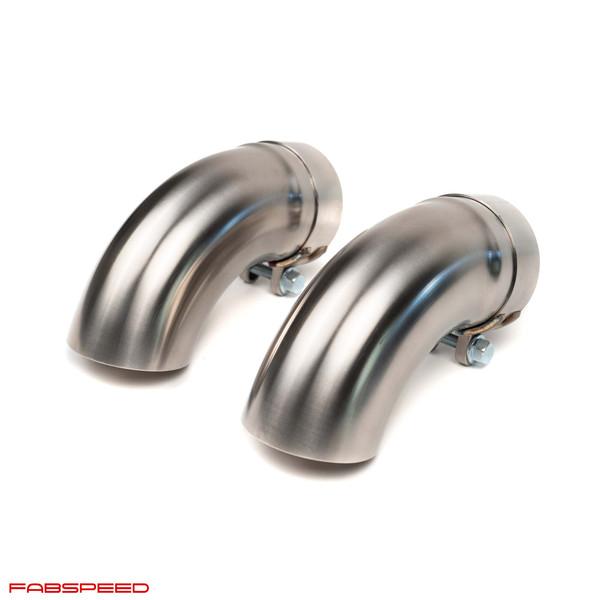 2022-2024 Porsche 992 GT3 / GT3 RS / Speedster Fabspeed Valved Nordschleife Cat-Back Exhaust System - Brushed Stainless Turn Down / No