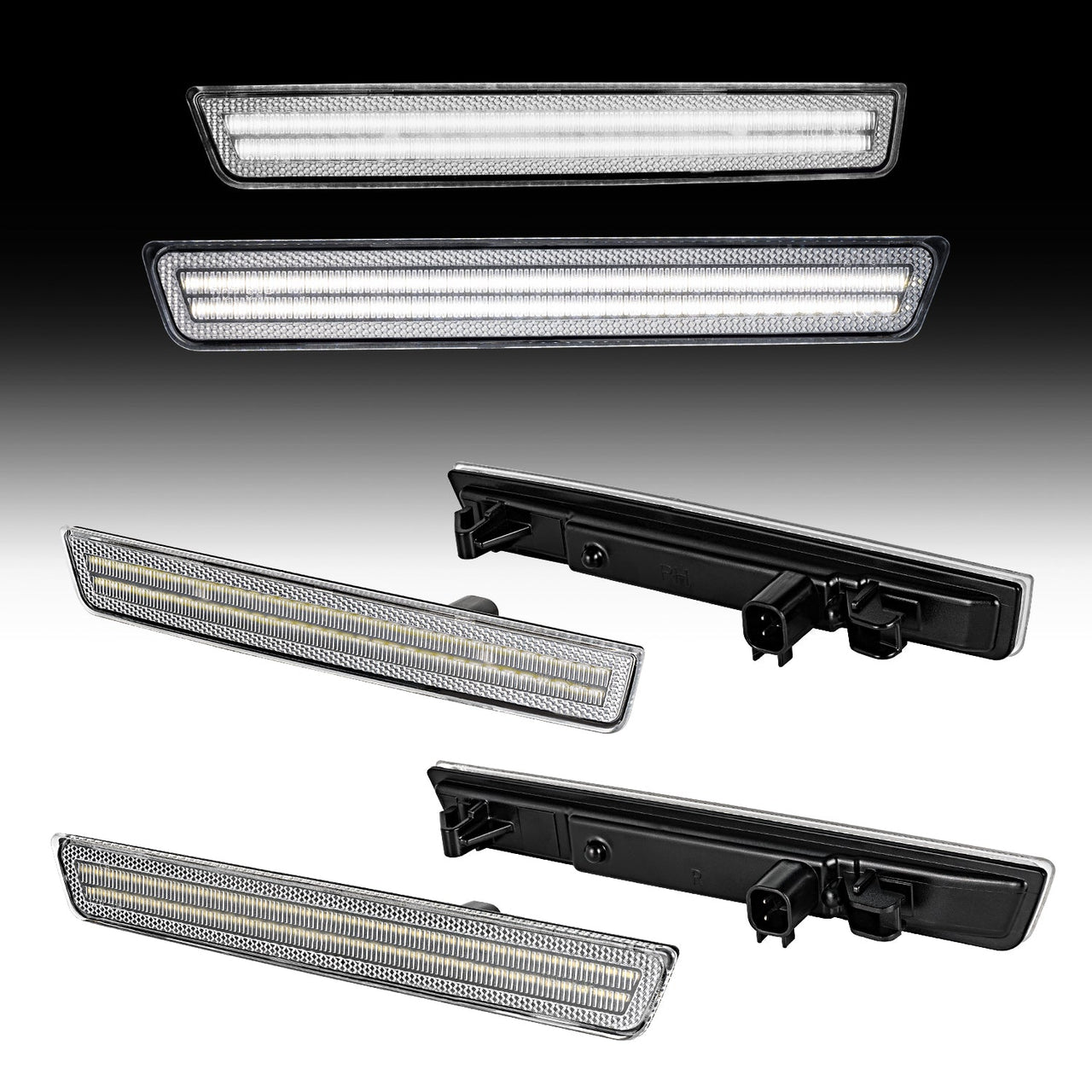 2015-2024 Dodge Challenger Clear White LED Side Markers