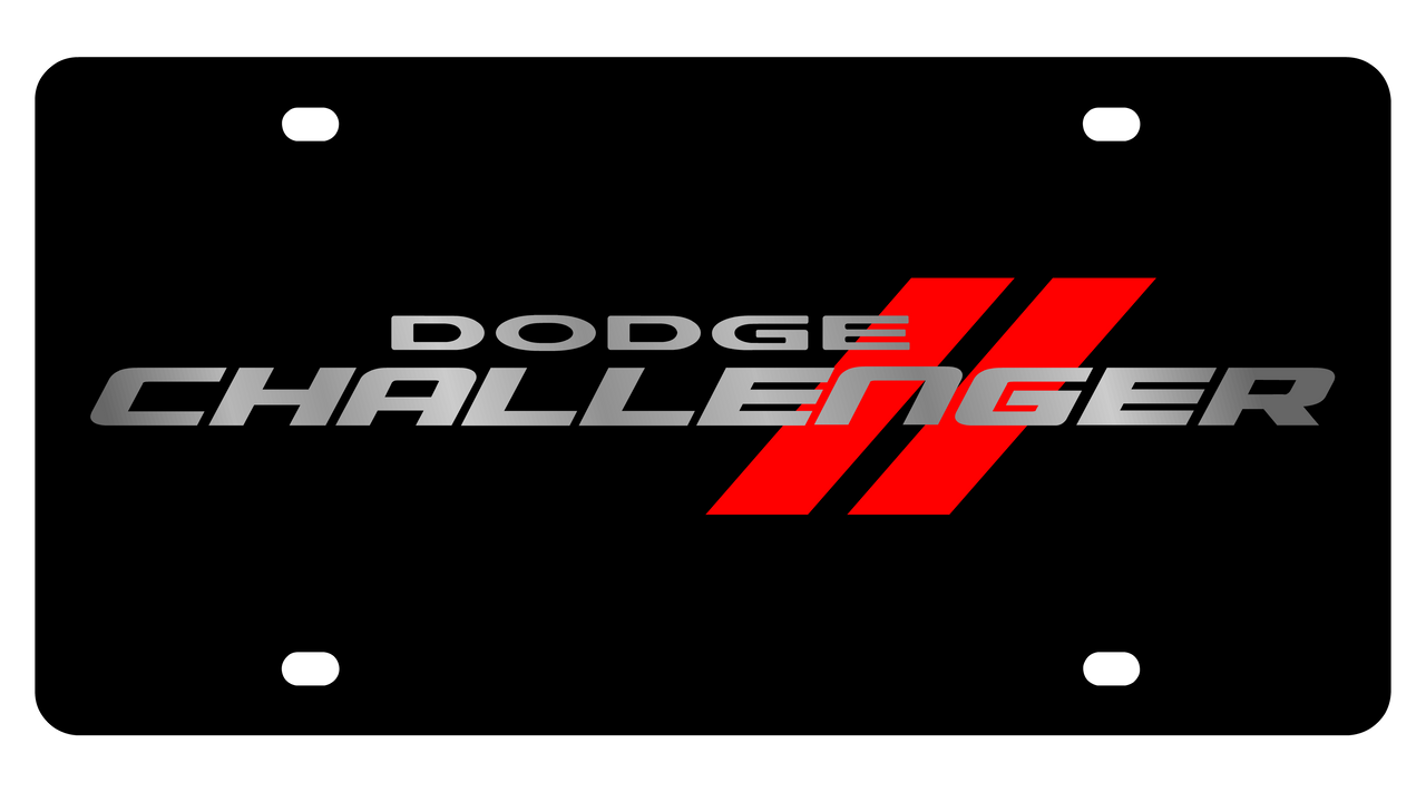 2009 Dodge Challenger Acrylic License Plate