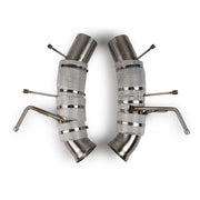 2023-2026 Ferrari 296 GTS / GTB Fabspeed Valve Delete Pipes - image 1