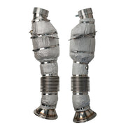 2023-2026 Ferrari 296 GTS / GTB and SPIDER Fabspeed HJS German Sport Catalytic Converters - image 1