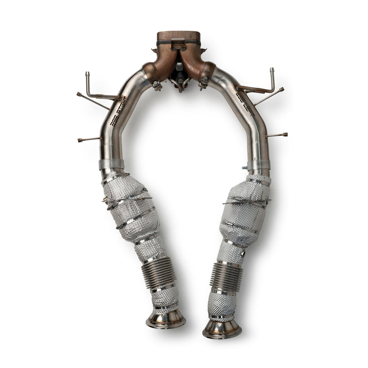 2023-2026 Ferrari 296 GTS / GTB and SPIDER Fabspeed HJS German Sport Catalytic Converters - image 3