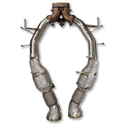 2023-2026 Ferrari 296 GTS / GTB Fabspeed Valve Delete Pipes - image 3