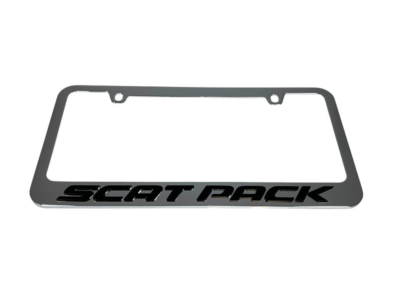 Dodge Scat Pack Chrome License Plate Frame
