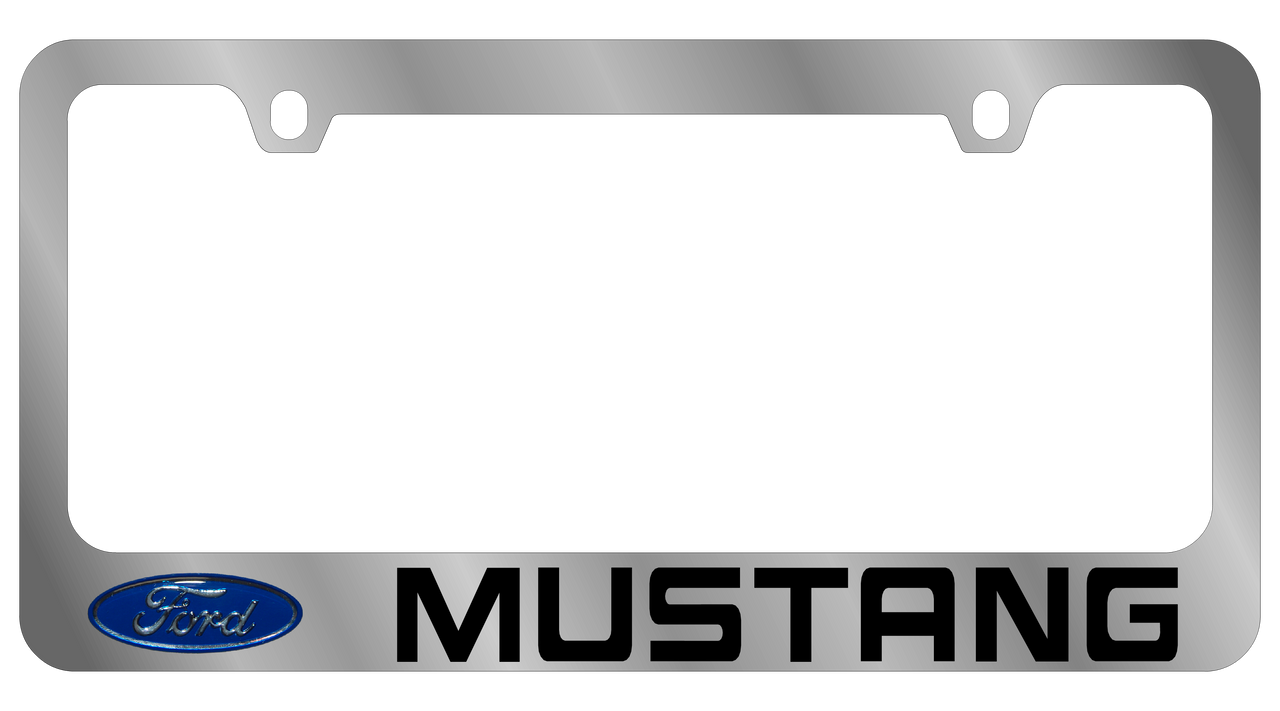 Ford Mustang Chrome License Plate Frame