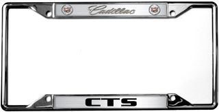 Cadillac CTS Chrome License Plate Frame