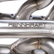 2020-2026 Porsche 718 GT4 / GTS / Spyder Fabspeed RENNKRAFT Modular Street and Racing Headers with HJS Catalytic Converters - image 6
