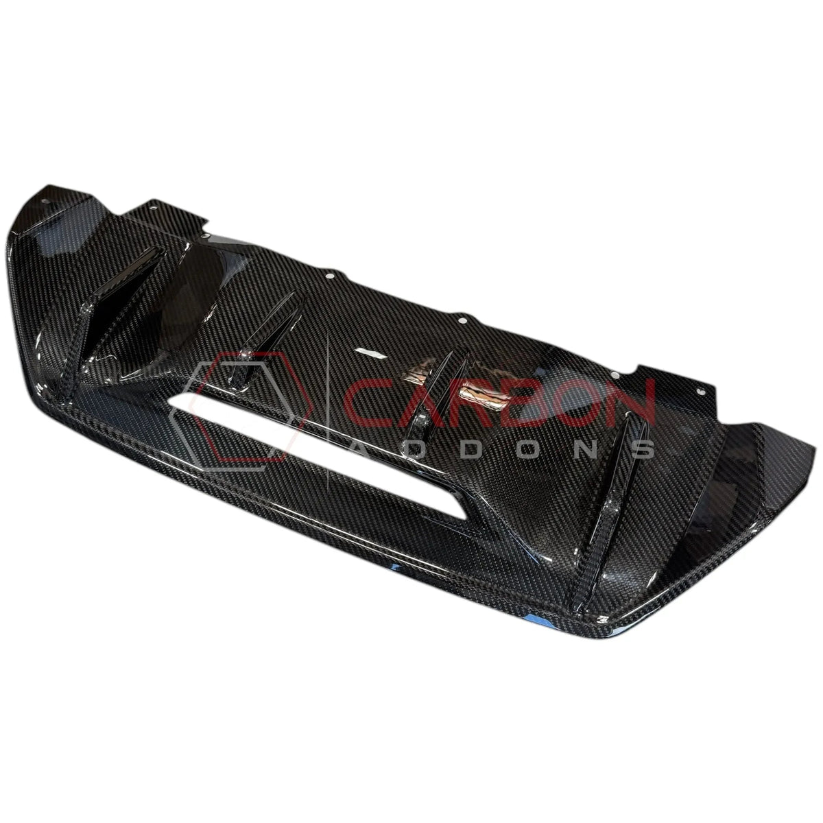 Real Carbon Fiber Rear Diffuser for 2024+ Ford Mustang