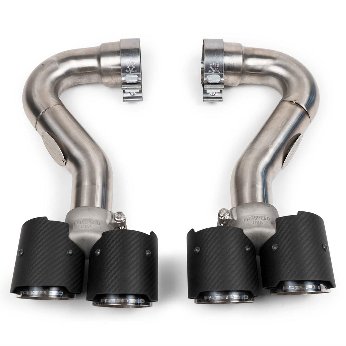 2002-2007 Porsche 955 S Fabspeed Deluxe Quad Style Tips - image 1
