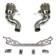 2025-2026 Porsche 992.2 Carrera (NON GTS) Fabspeed Sport Catalytic Converters with GT2RS Style Outlets - image 1