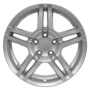 Set of 4 OE Wheels AC04 17x8 Gloss Silver wheel, 5x114.3, 45mm offset