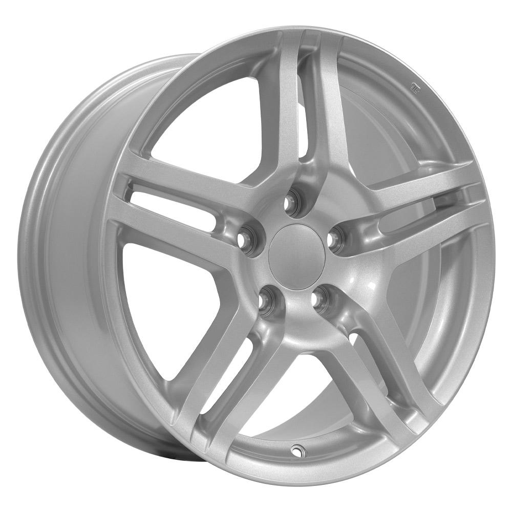 Set of 4 OE Wheels AC04 17x8 Gloss Silver wheel, 5x114.3, 45mm offset