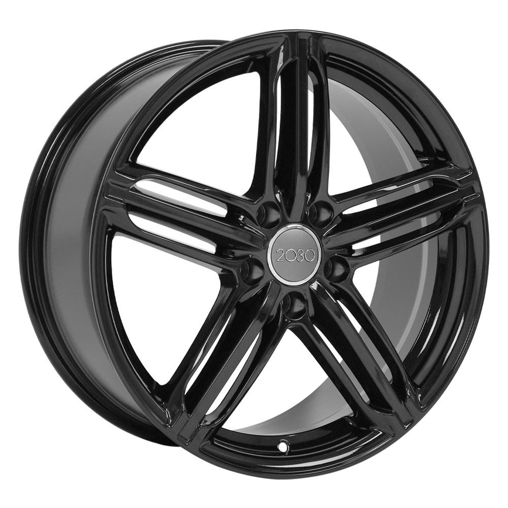 Set of 4 OE Wheels AU12 18x8 Gloss Black wheel, 5x112, 45mm offset