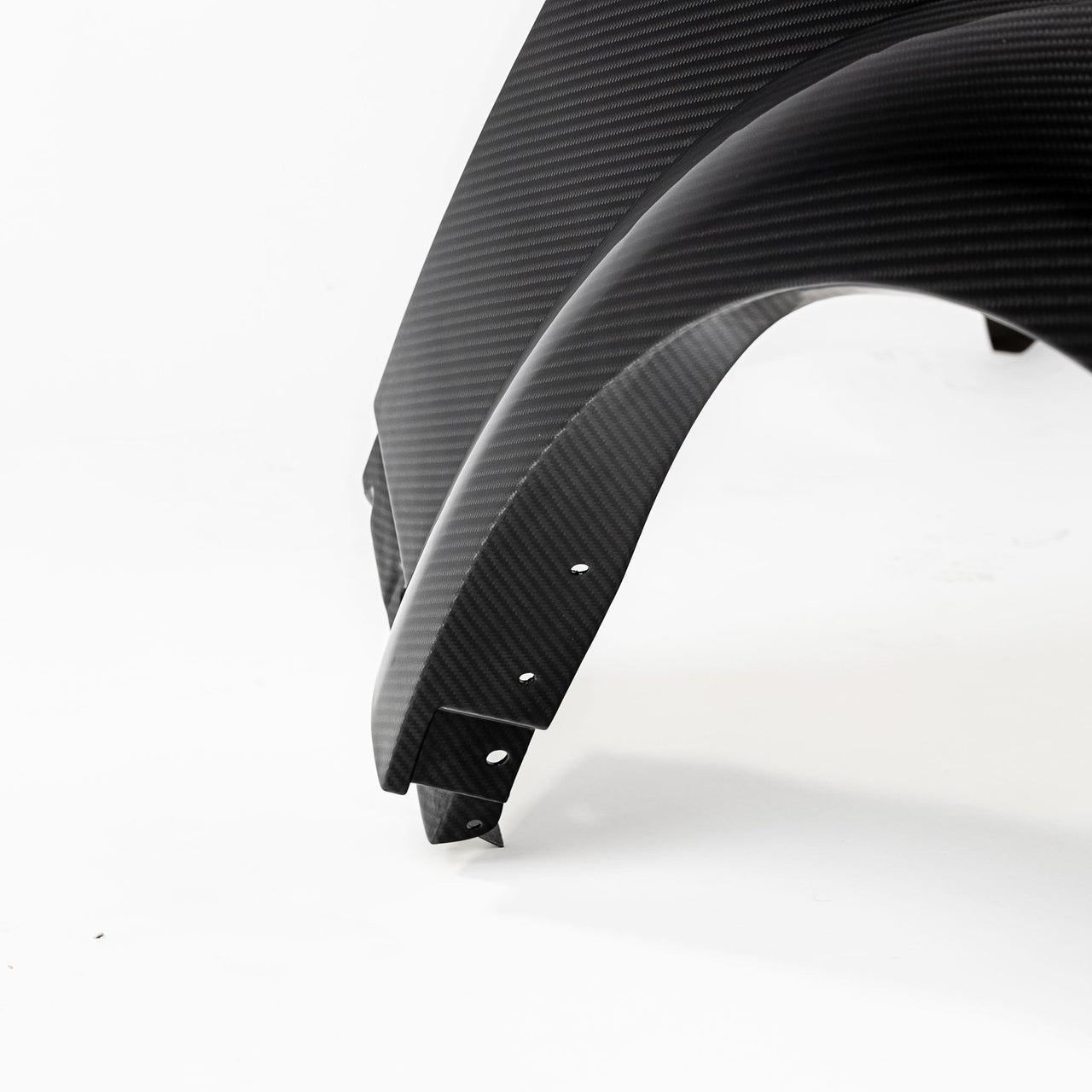 2015-2025 Dodge Charger Dry Gloss Carbon Fiber Type-Hellcat Front Fenders Widebody w/Flares 1pc