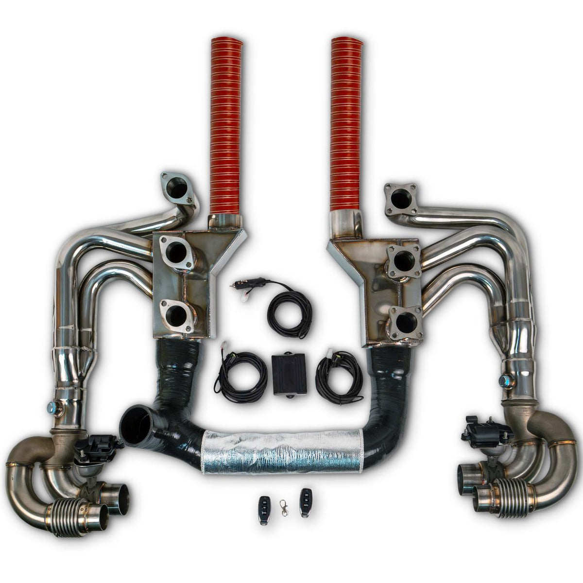 1990-1998 Porsche 964/993 Carrera GT3 Fabspeed Center Muffler Conversion Package - image 1
