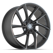 Defiant DF06 20x9 Dark Satin Charcoal wheel, 5x114.3, 35mm offset