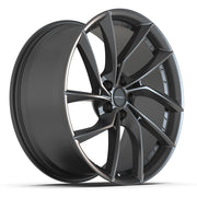 Defiant DF06 20x9 Dark Satin Charcoal wheel, 5x114.3, 35mm offset