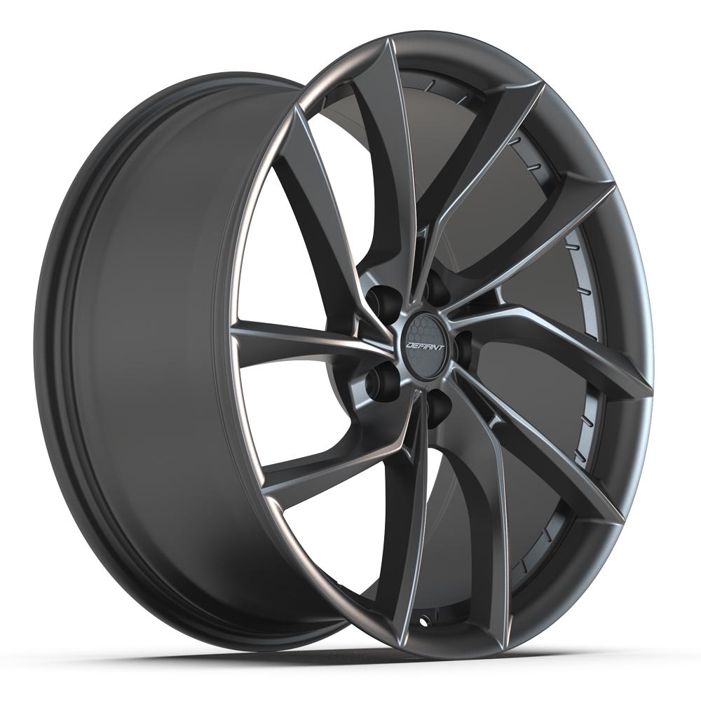 Defiant DF06 20x9 Dark Satin Charcoal wheel, 5x114.3, 35mm offset