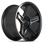 Set of 4 Defiant DF07 20x10.5 Satin Black wheel, 5x115, 26mm offset
