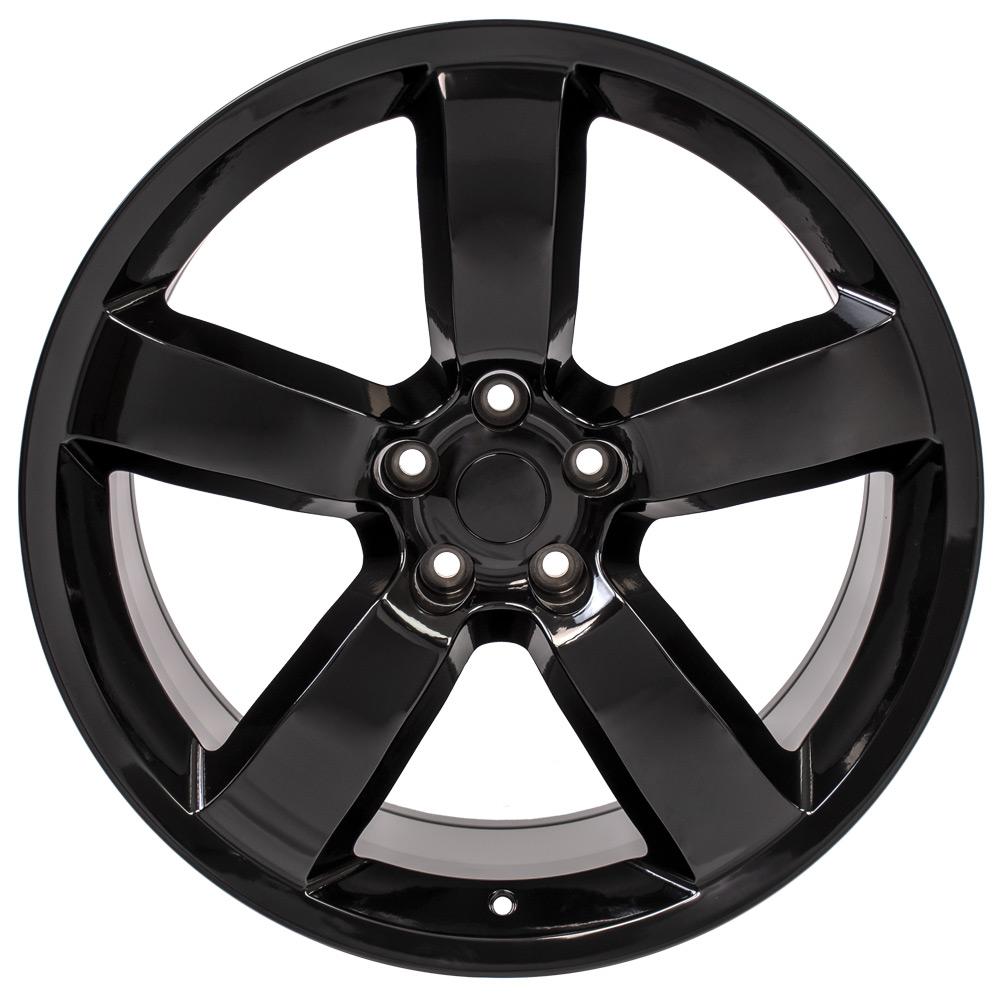 Set of 4 OE Wheels DG04 20x9 Gloss Black wheel, 5x115, 20mm offset