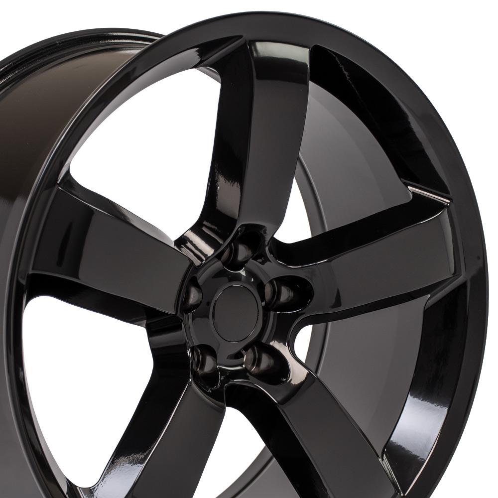 Set of 4 OE Wheels DG04 20x9 Gloss Black wheel, 5x115, 20mm offset