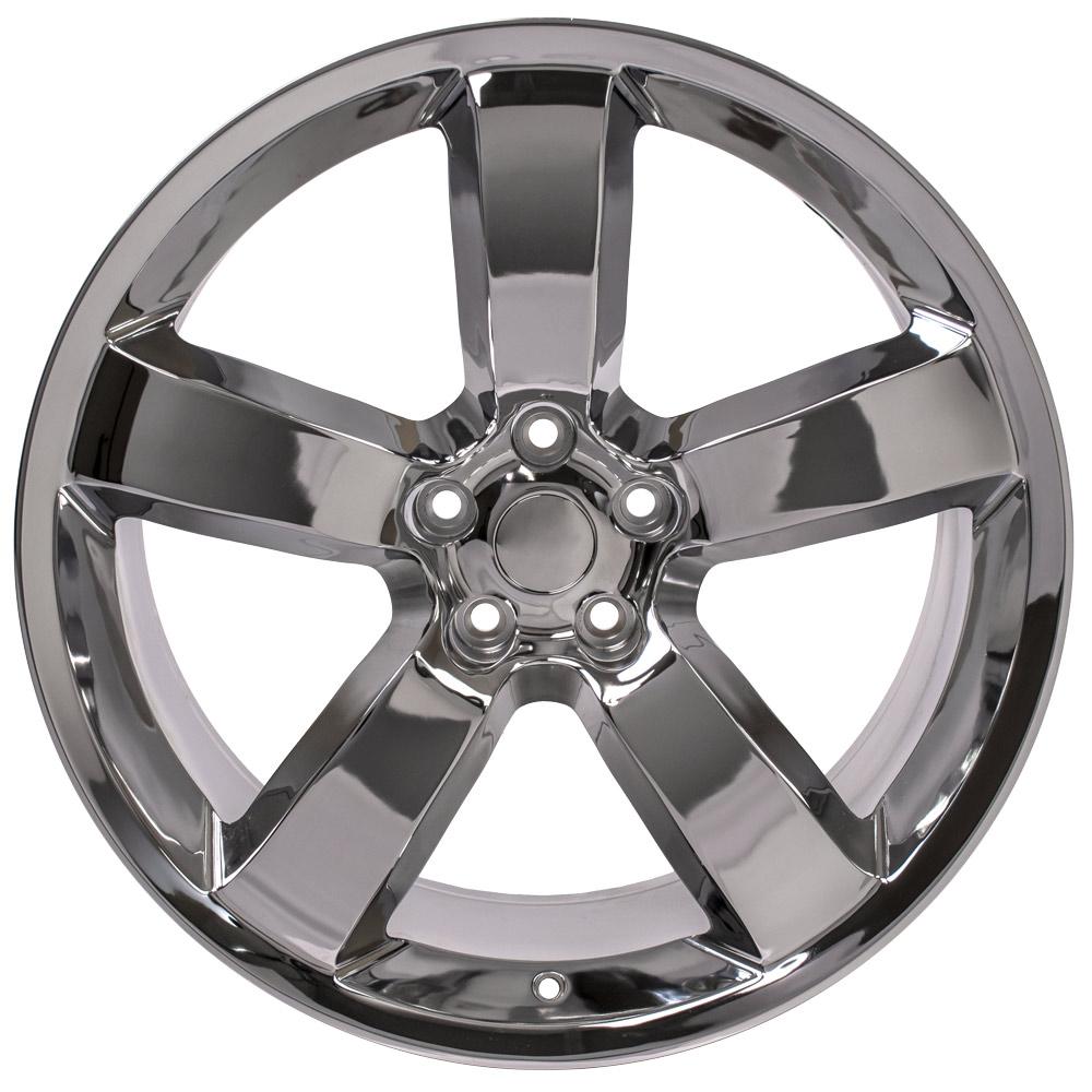 Set of 4 OE Wheels DG04 20x9 Chrome wheel, 5x115, 20mm offset