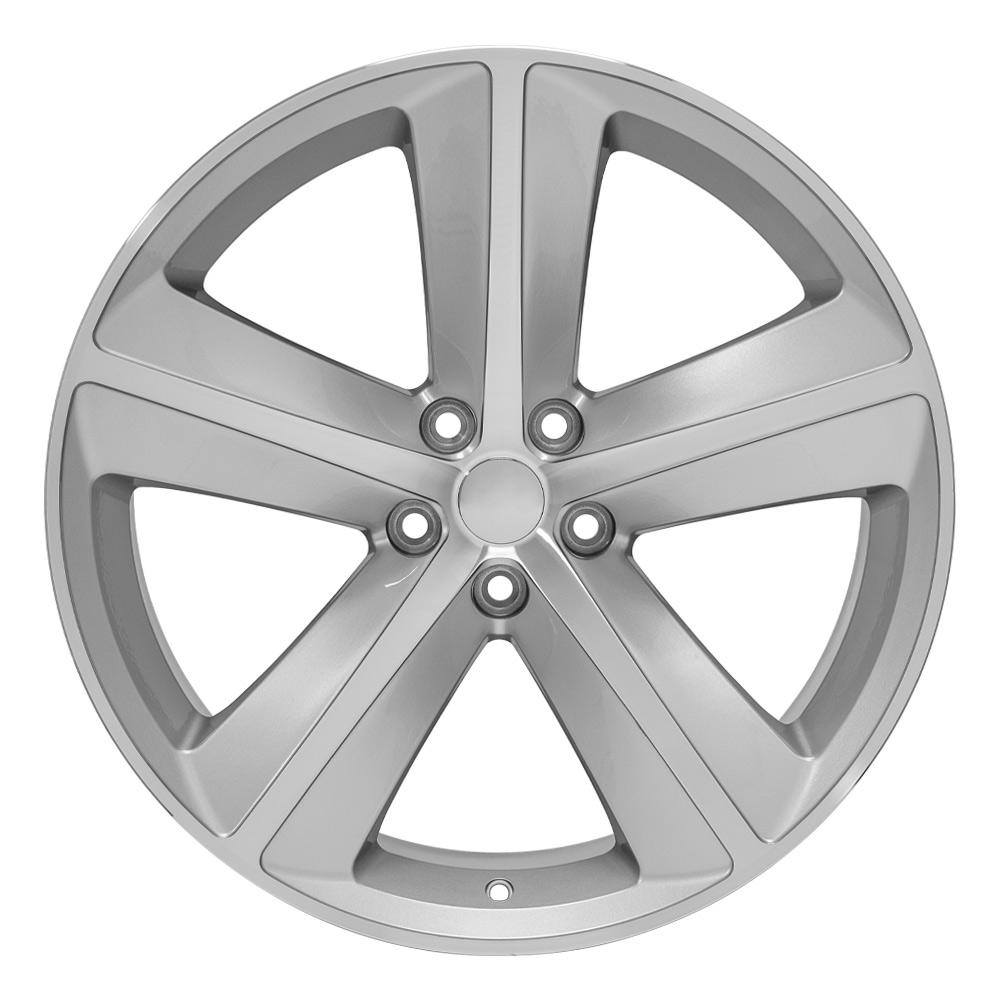 OE Wheels DG05 20x9 Gloss Silver Machined wheel, 5x115, 20mm offset