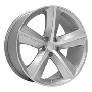 OE Wheels DG05 20x9 Gloss Silver Machined wheel, 5x115, 20mm offset