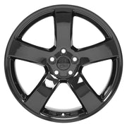Set of 4 OE Wheels DG12 20x8 Gloss Black wheel, 5x115, 24mm offset