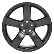 Set of 4 OE Wheels DG12 20x8 Satin Black wheel, 5x115, 24mm offset