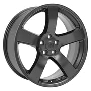Set of 4 OE Wheels DG12 20x8 Satin Black wheel, 5x115, 24mm offset