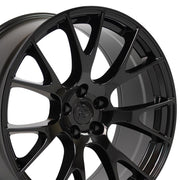 OE Wheels DG15 20x9 and 20x10 Gloss Black staggered wheel set