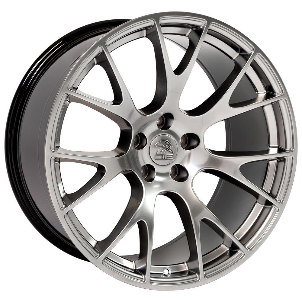 OE Wheels DG15 20x9 Gloss Hyper Black wheel, 5x115, 18mm offset