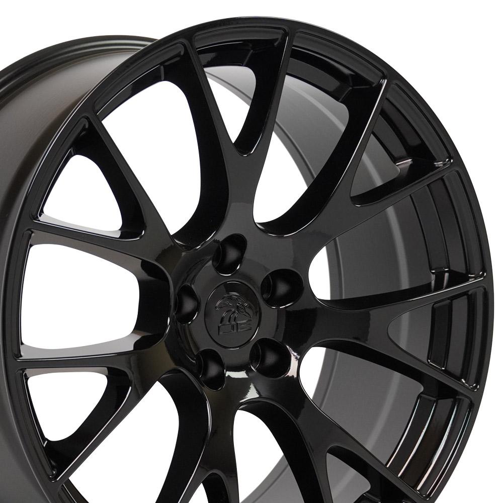 OE Wheels DG15 22x9 Gloss Black wheel, 5x115, 18mm offset